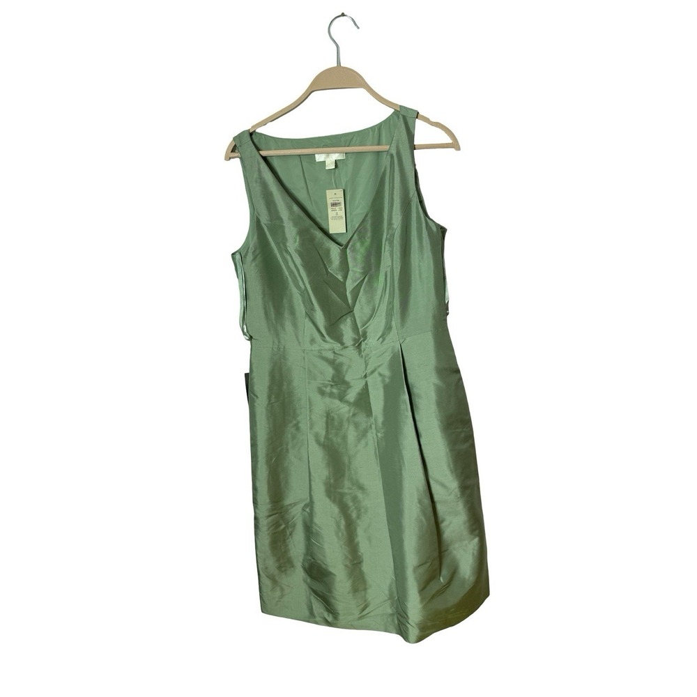 ANN TAYLOR New Bridesmaid Special‎ Occasion 100% Silk Pleated Dress Size 8